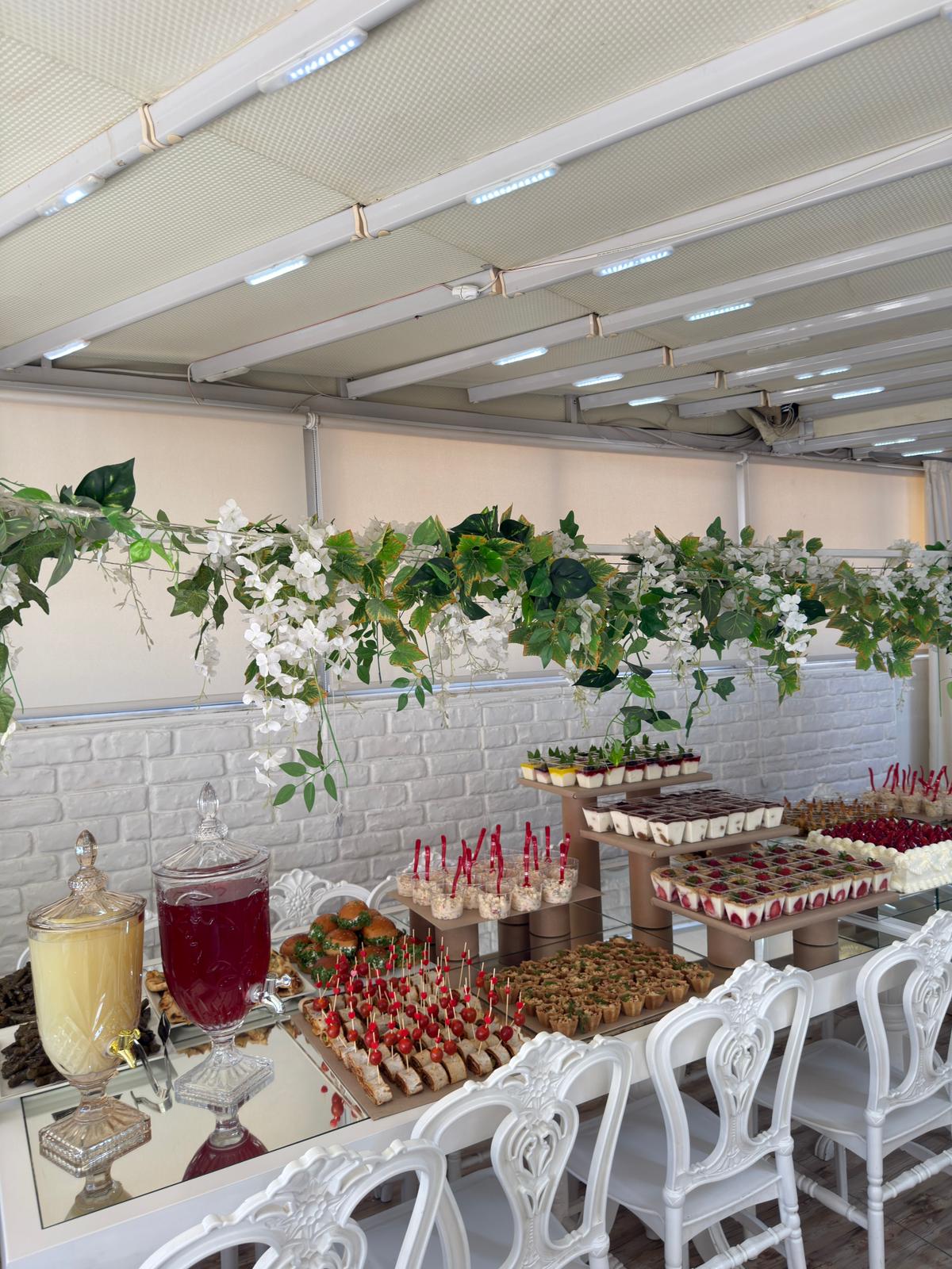Vanilla Catering buffet kurulumu